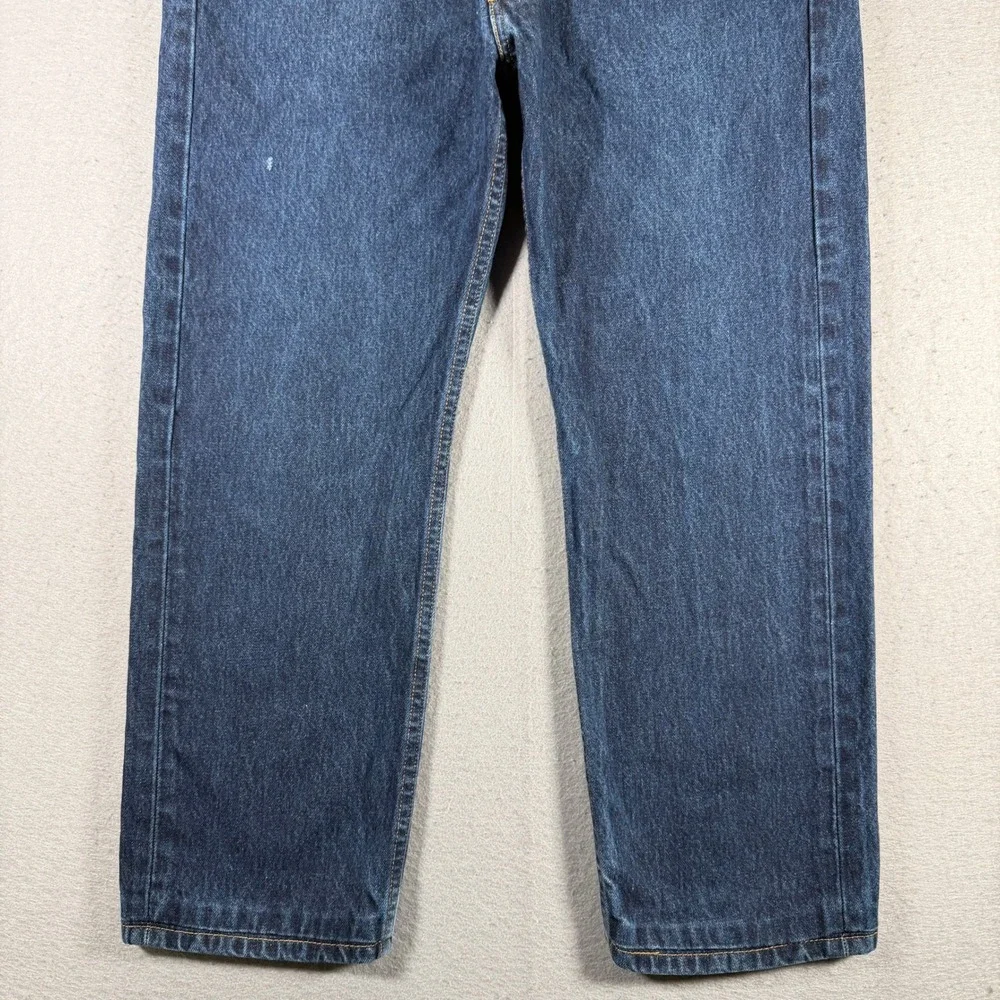 Levi's 505 Regular Fit‎ Jeans Mens W38 L29 Dark Wash Denim Blue Classic